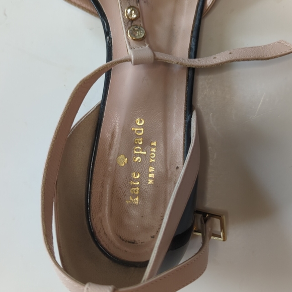 KATE SPADE NEW YORK Becca Jewelled T-Strap Ballerina Flat Size 8.5 Retail $500 - Picture 6 of 8